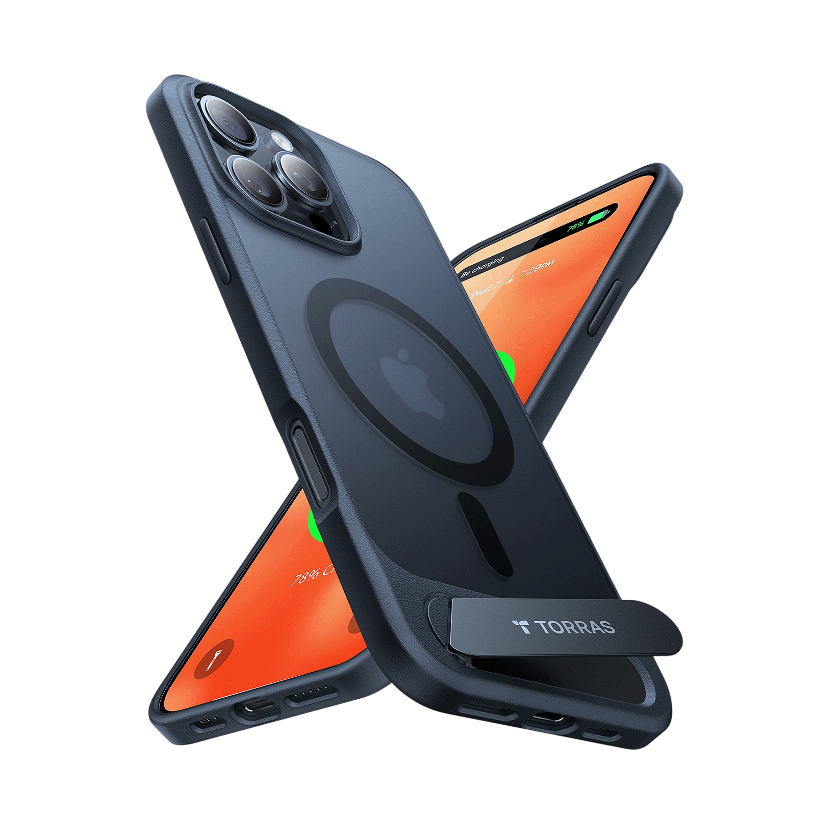 TORRAS Pstand Horizontal and Vertical Kickstand MagSafe Case for iPhone 16 Pro Max