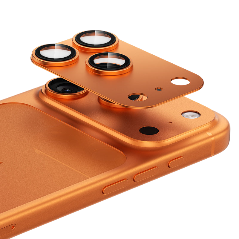 حماية زجاج بنكس وورير مغطاة بالكامل + واقي عدسة لجهاز آيفون 17 برو ماكس / 17 برو