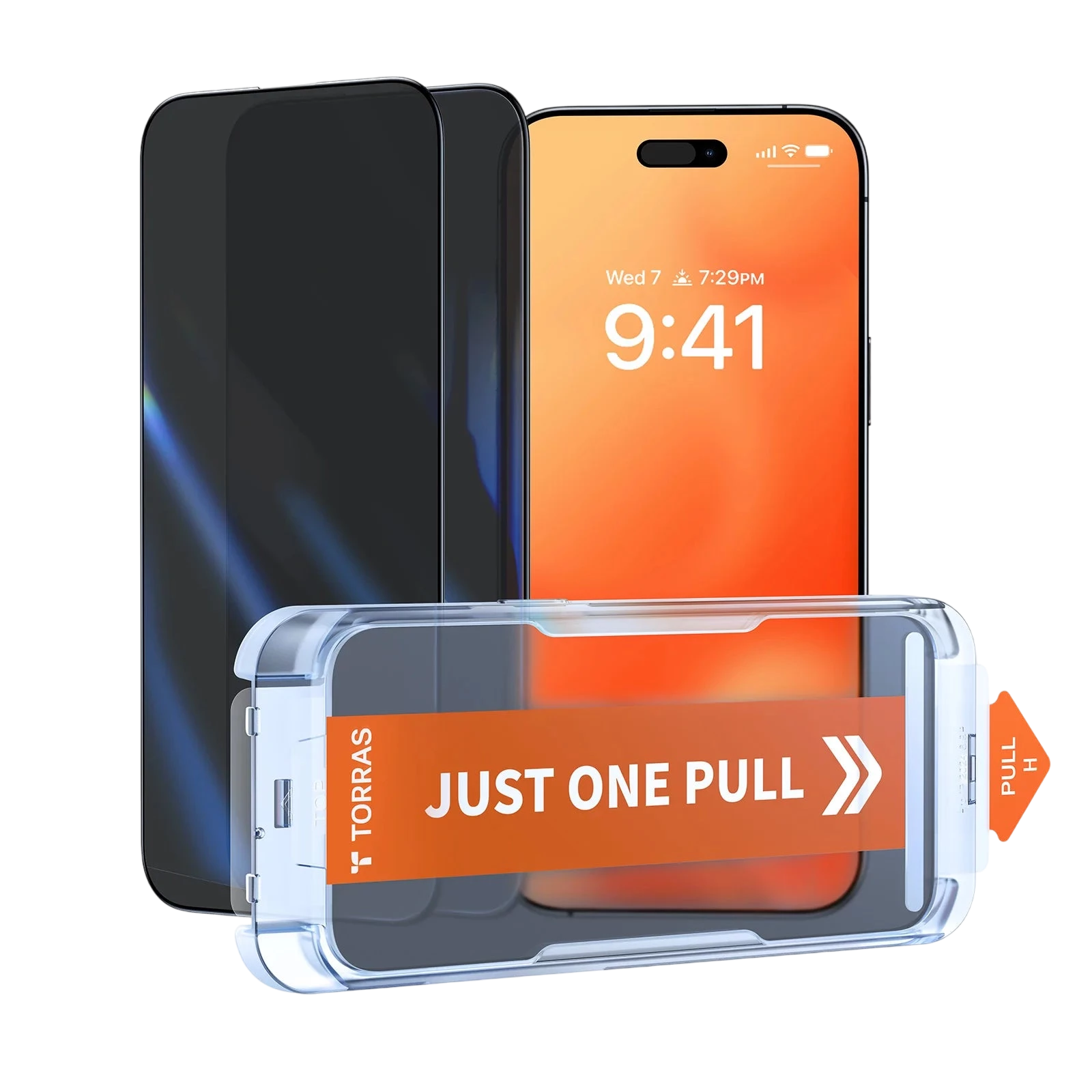 TORRAS GlassGo Tempered Glass Privacy Screen Protector for iPhone