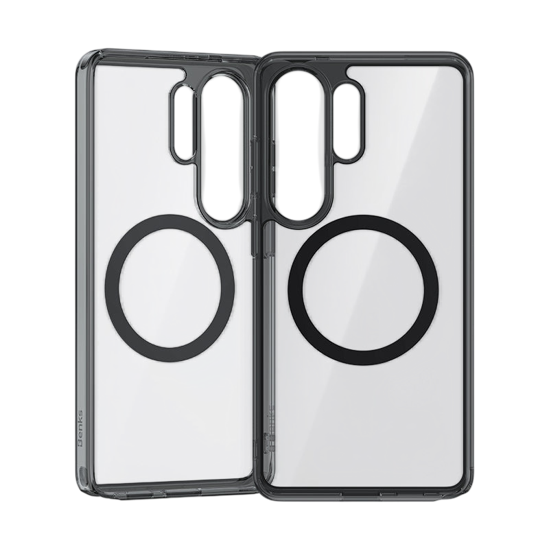 حافظة بنكس Magnetic Crystal مع إطار TPU لسامسونج جالاكسي S26 Ultra / S26+ / S26