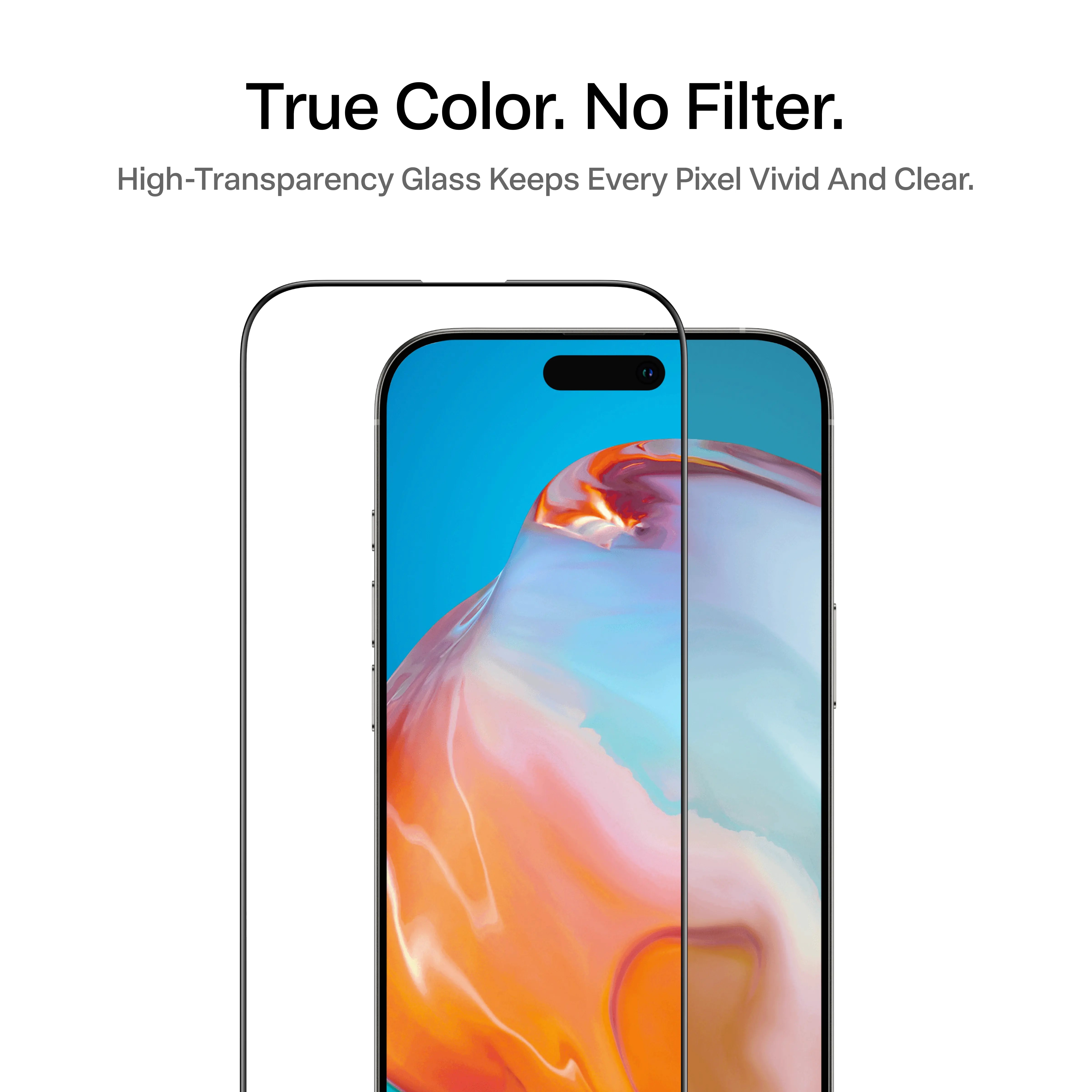 Torras HD Shield Screen Protector for iPhone 18 Pro Max - true color, no filter