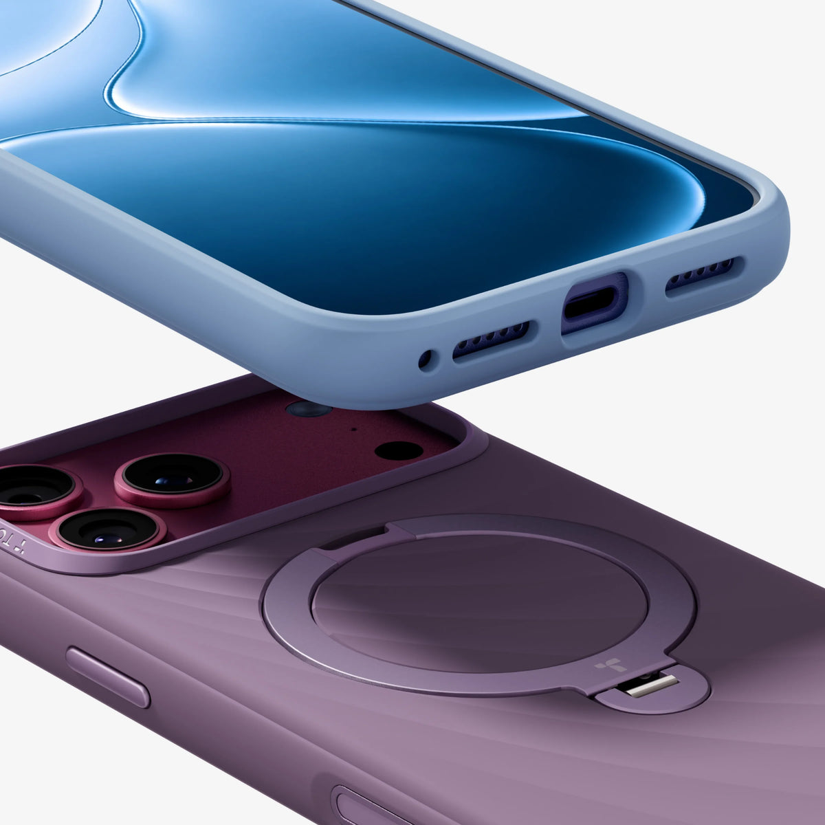 Torras Ostand Q3 Silicone Case for iPhone 18 Pro Max
