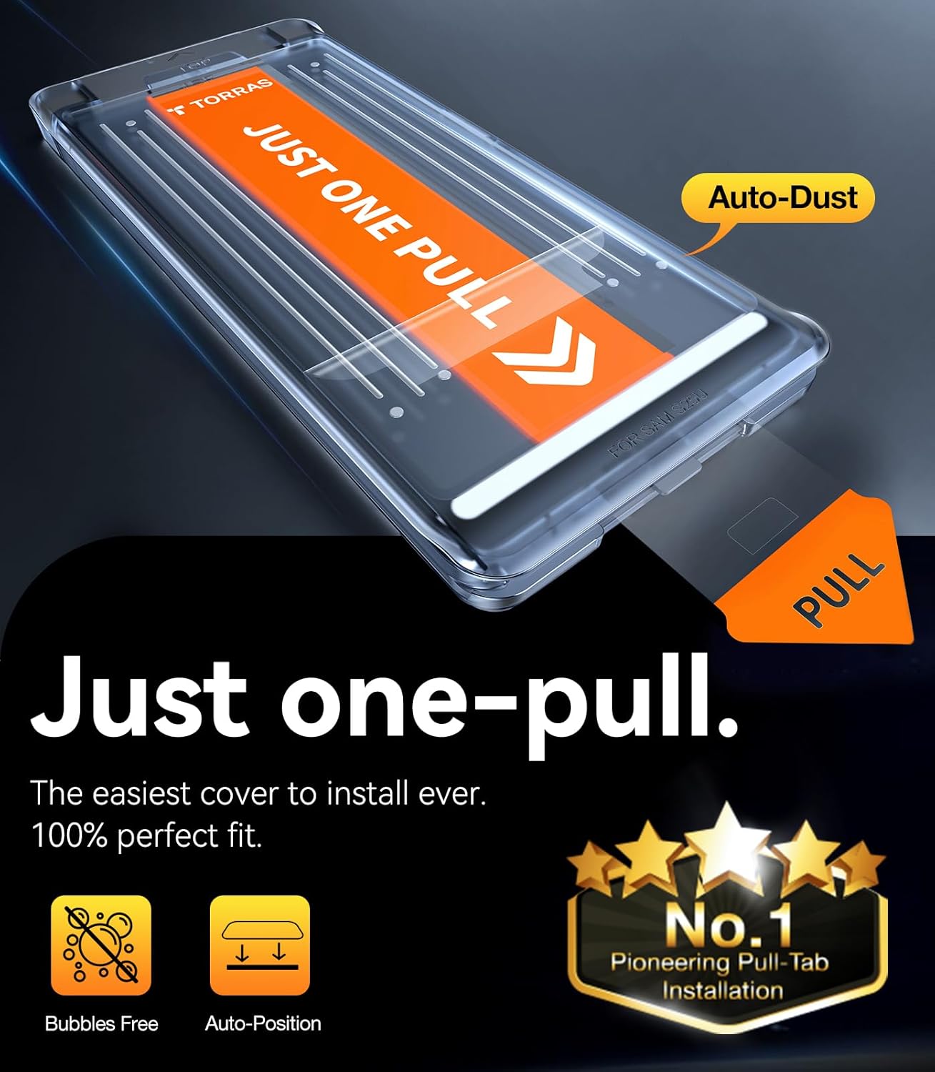 Torras Privacy Screen Protector for Samsung S25 Ultra - 1 Pack