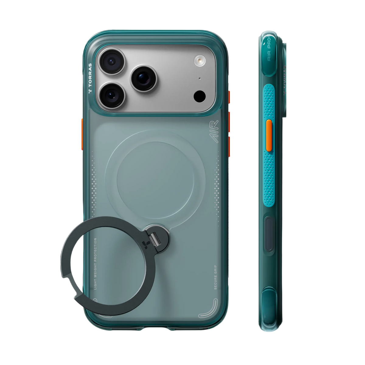 Torras Ostand Q3 Air Case for iPhone 18 Pro Max - Green