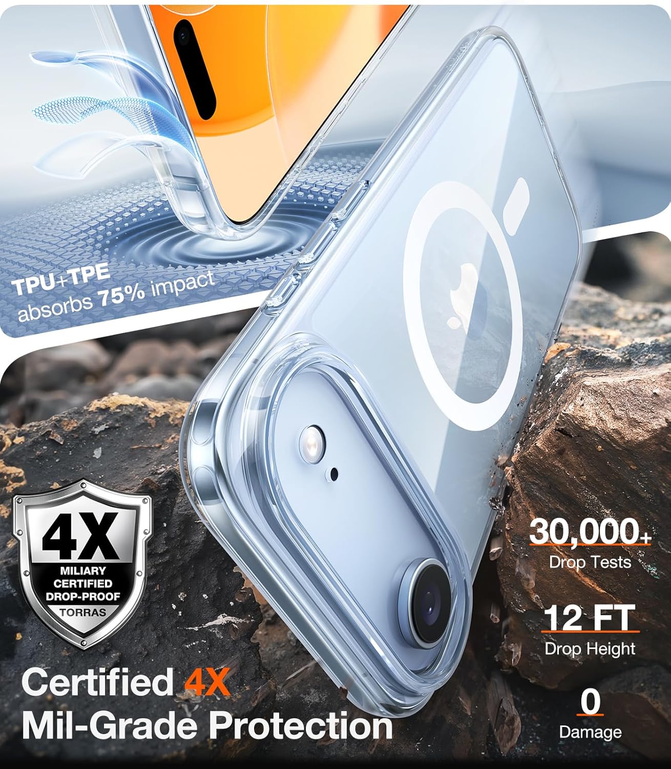 TORRAS SlimFit MagSafe Case for iPhone 17 Pro Max / 17 Pro / Air / 17