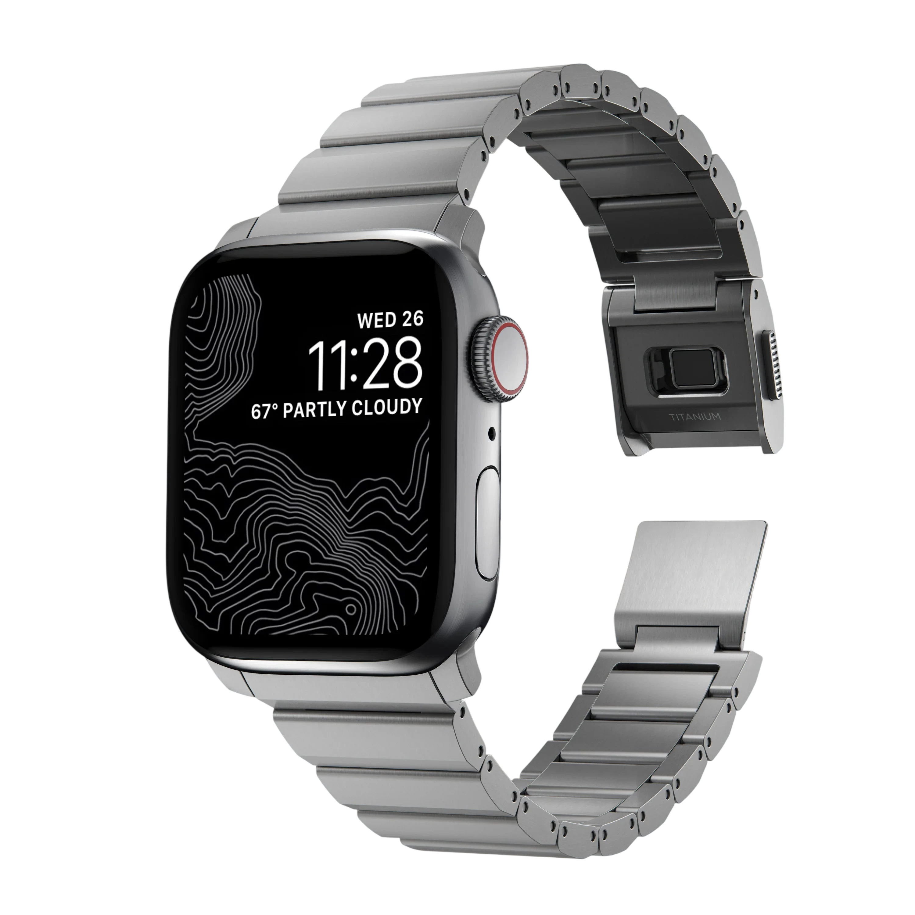 Nomad Natural Hardware Titanium Band for Apple Watch 49mm / 46mm