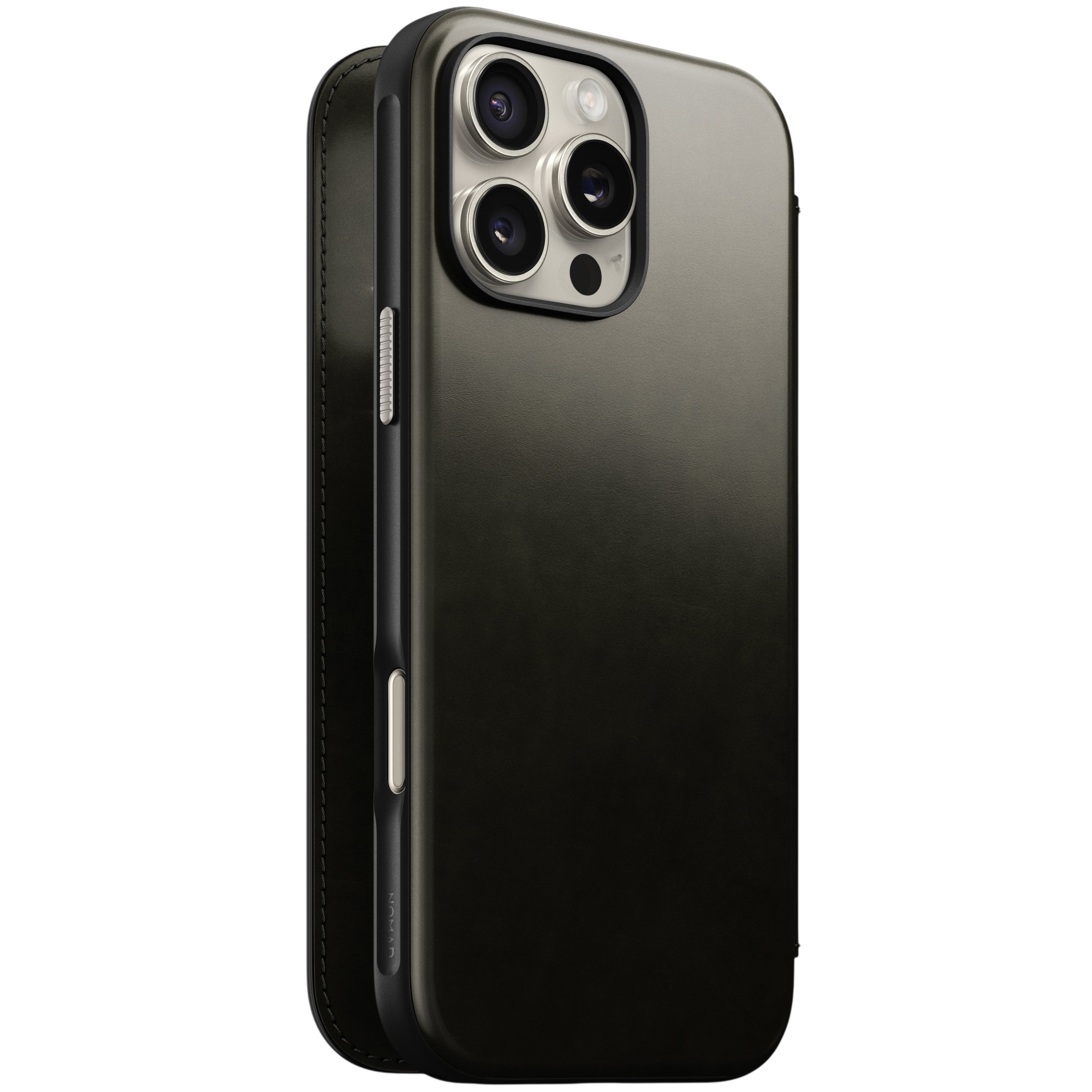 Nomad Modern Leather Folio Case for iPhone 16 Pro