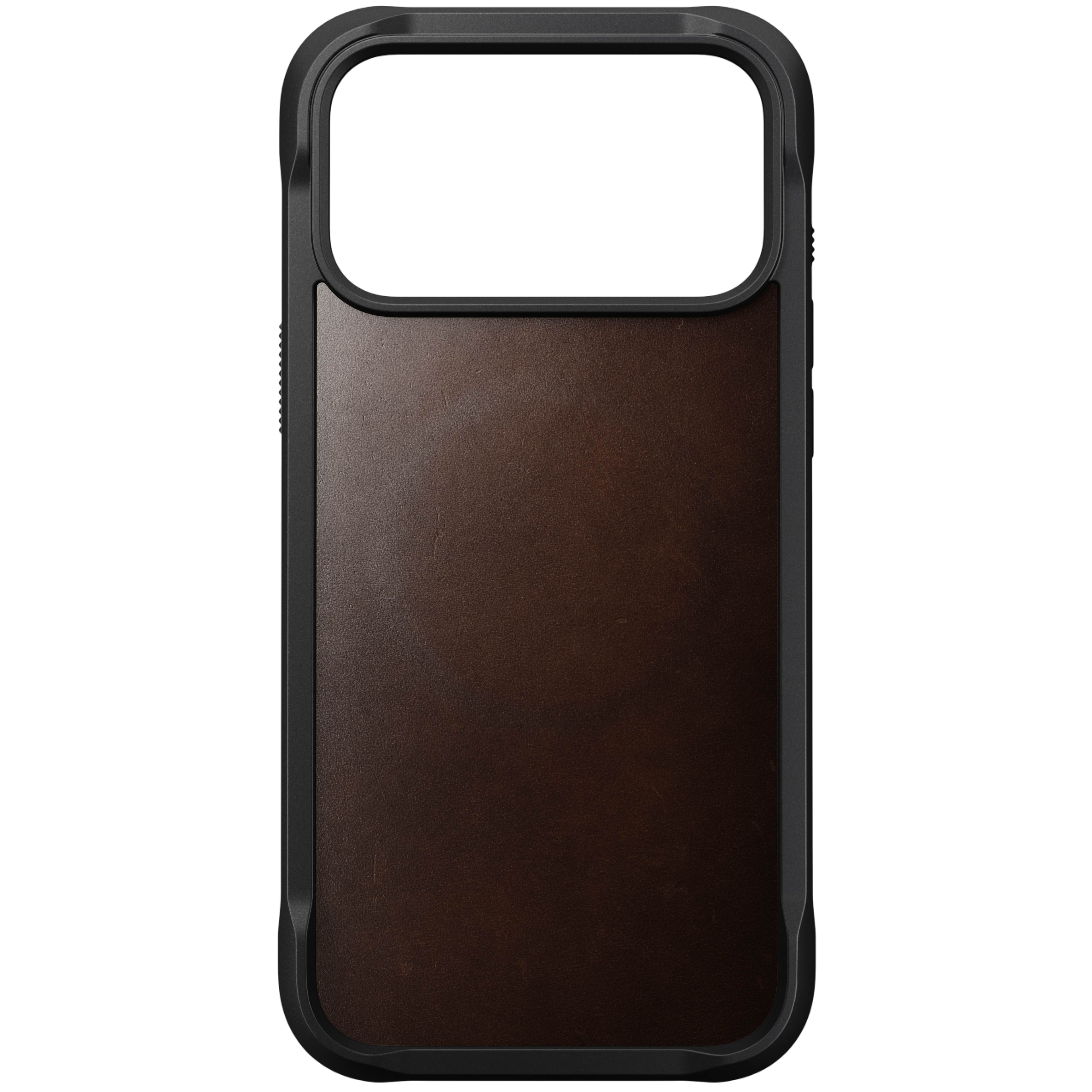 Nomad Rugged Leather Case for iPhone 17 Pro Max Horween)