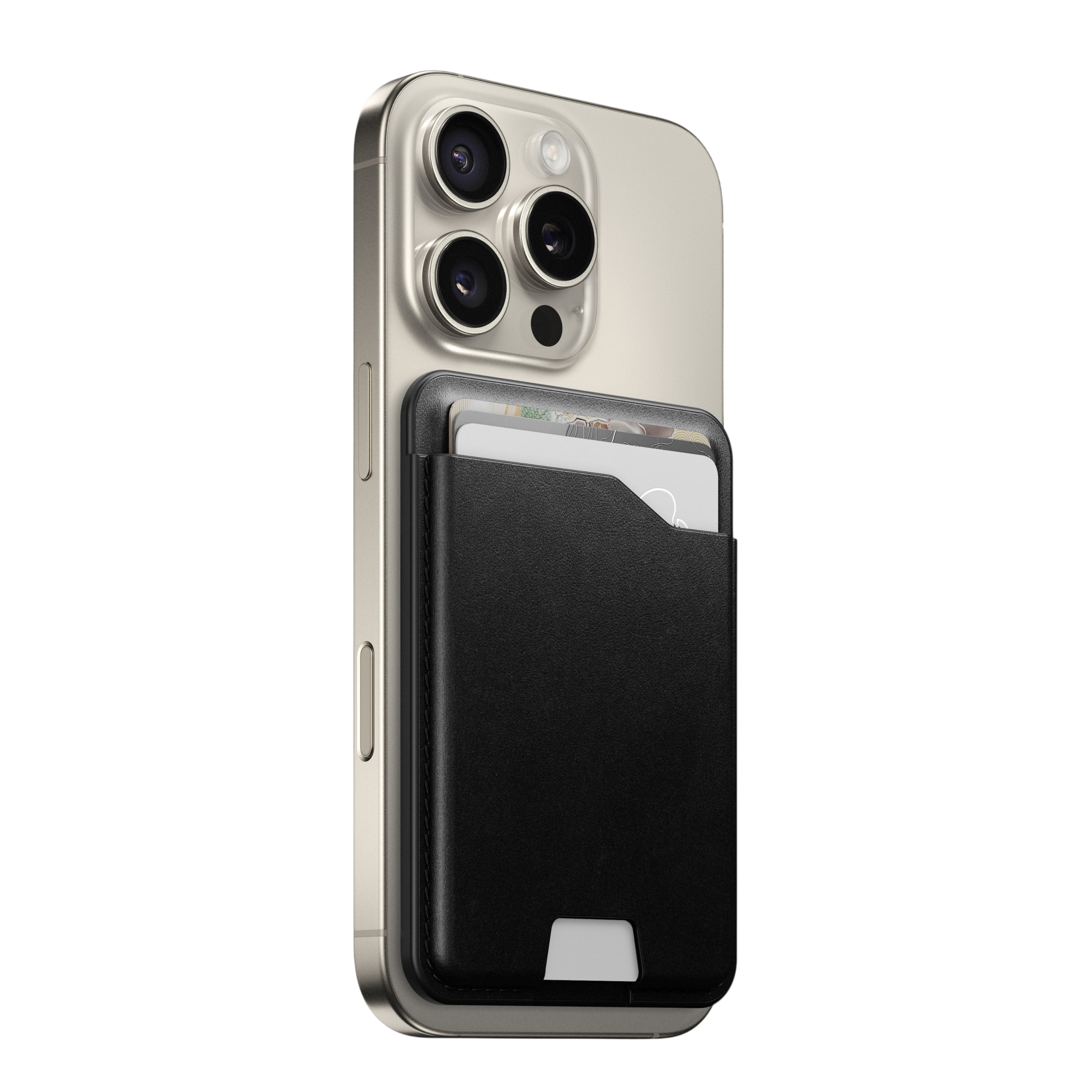 Nomad Leather Mag Wallet with Find My Tracking