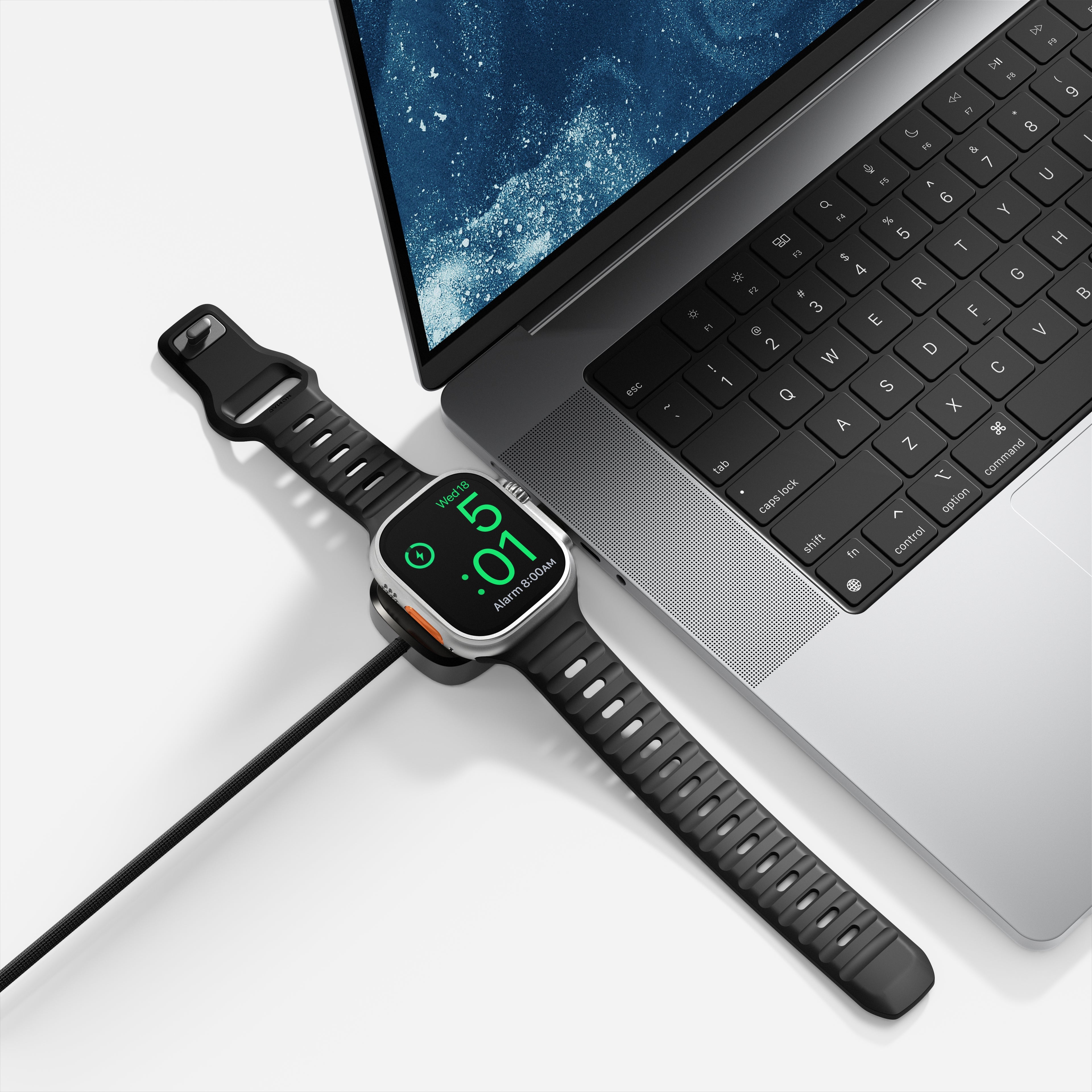 Nomad Universal Cable for Apple Watch 1.5m | USB-C | Apple Watch Fast Charging