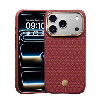 Benks ArmorGrid Edge X9 Case built with Kevlar® for iPhone 17 Pro / 17 Pro Max - ArmorEdge Red #color_armoredge-red
