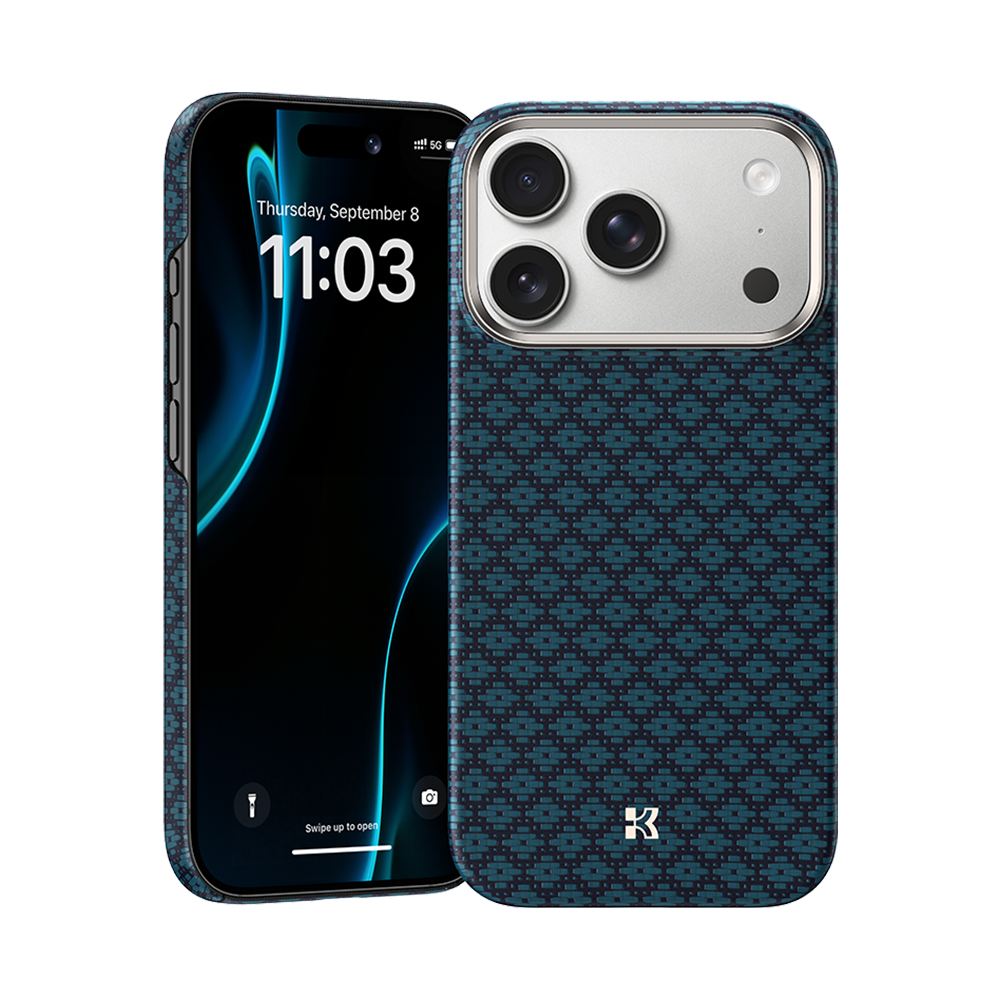 Benks ArmorGrid Edge X9 Case built with Kevlar® for iPhone 17 Pro / 17 Pro Max - Beyond Blue