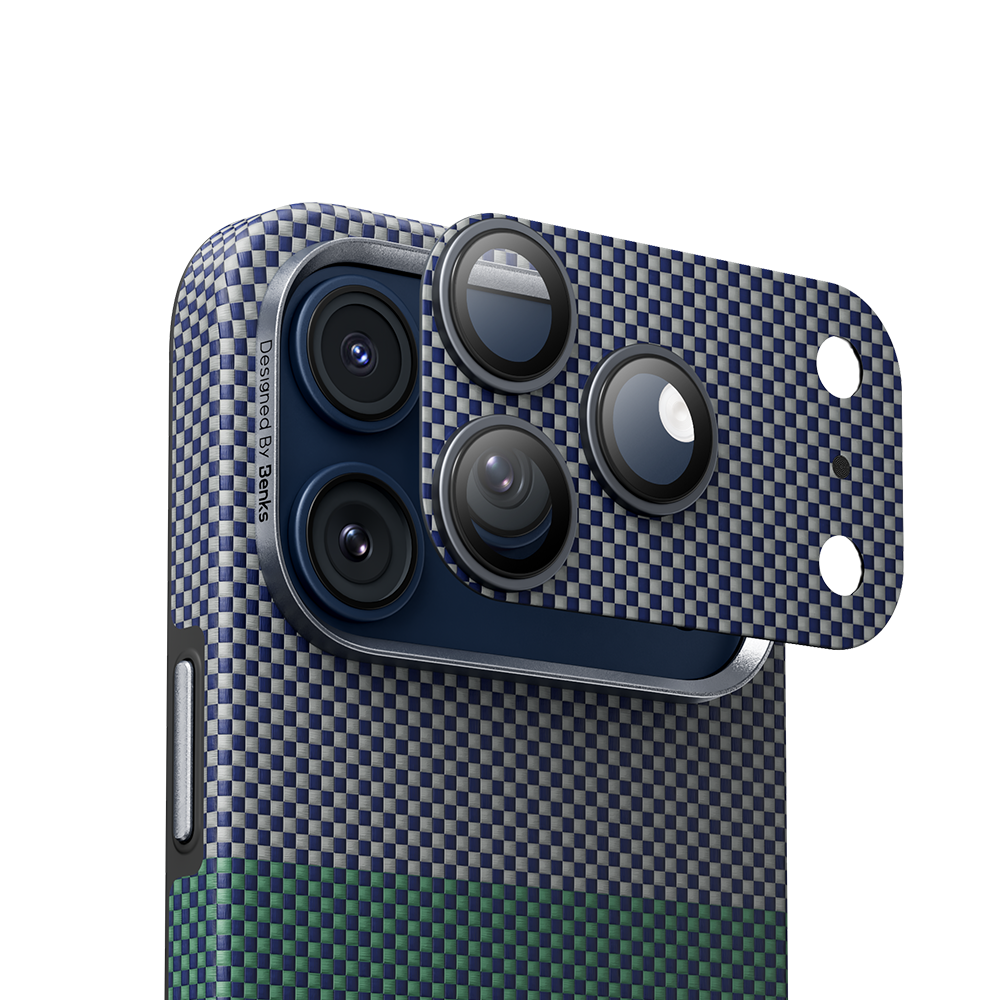 حامي عدسة بنكس أرمور ووريور لجهاز آيفون 17 برو ماكس