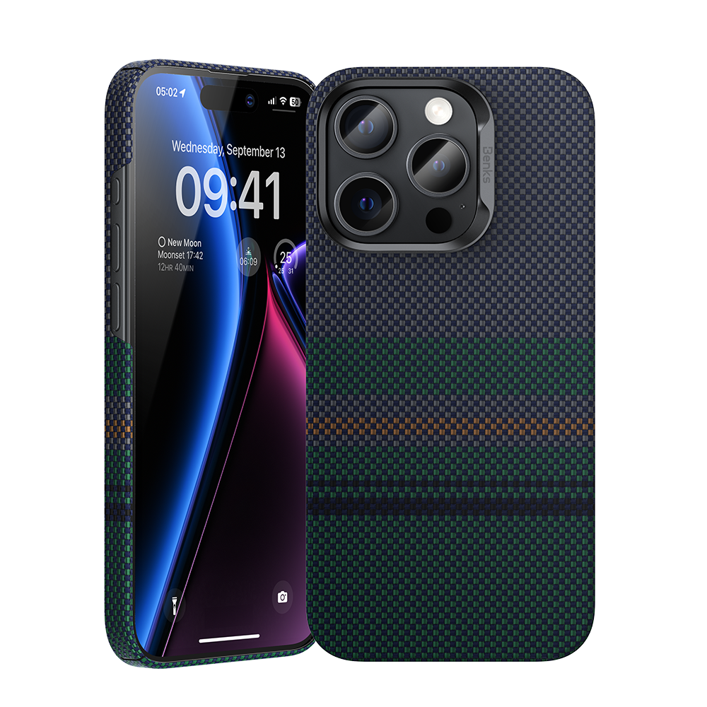 Benks Aurora ArmorAir Case built with Kevlar® for iPhone 15 Pro Max