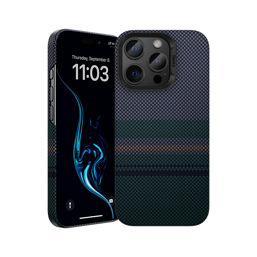 حافظة Benks Aurora ArmorAir مصنوعة من Kevlar® لجهاز iPhone 16 Pro Max