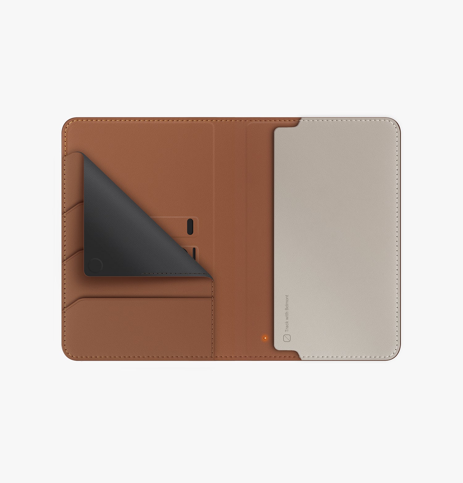 Uniq Belmont Find My Vegan Leather Passport Holder
