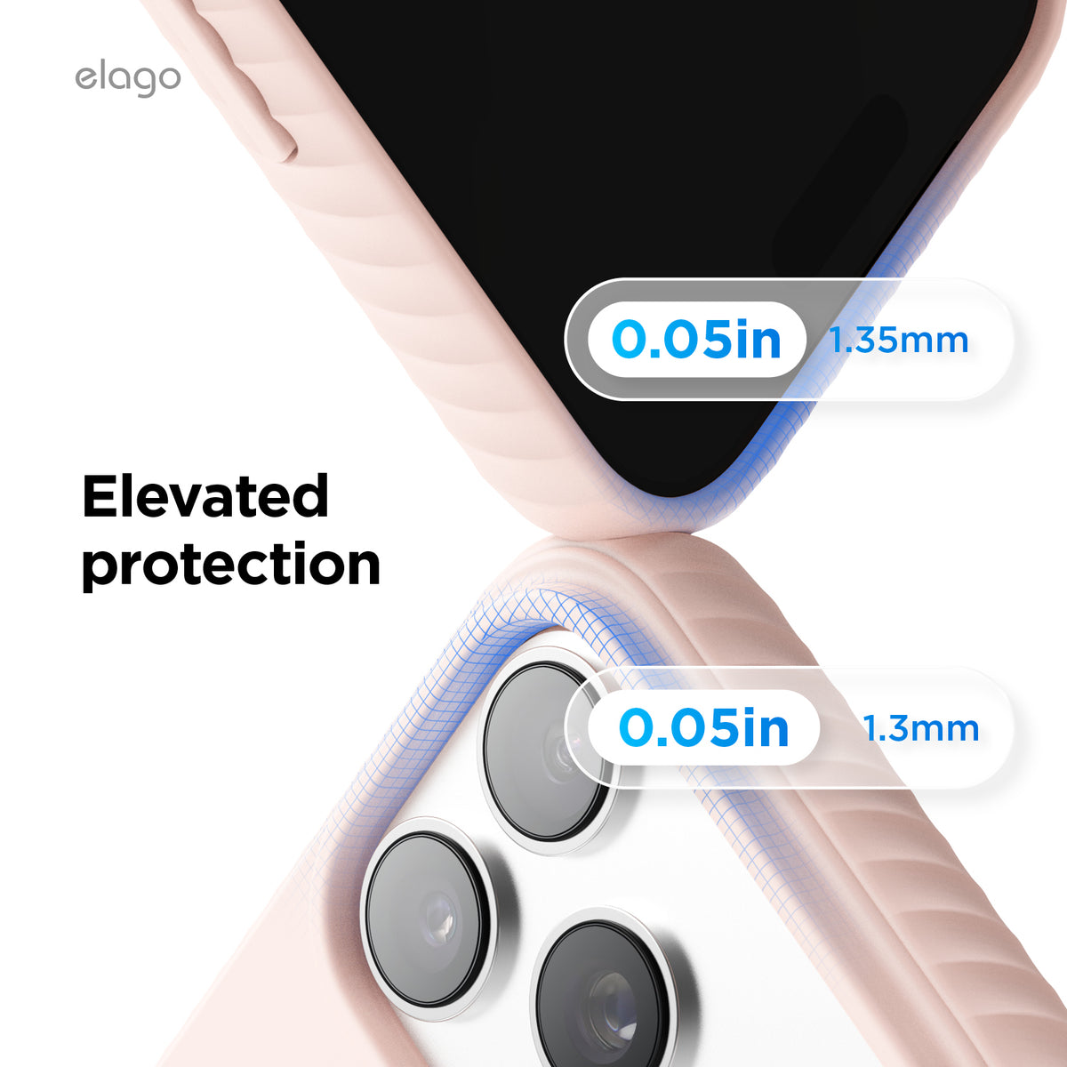 Elago MagRidge Silicone Case for iPhone 17 Pro / iPhone 18 Pro - Lovely Pink