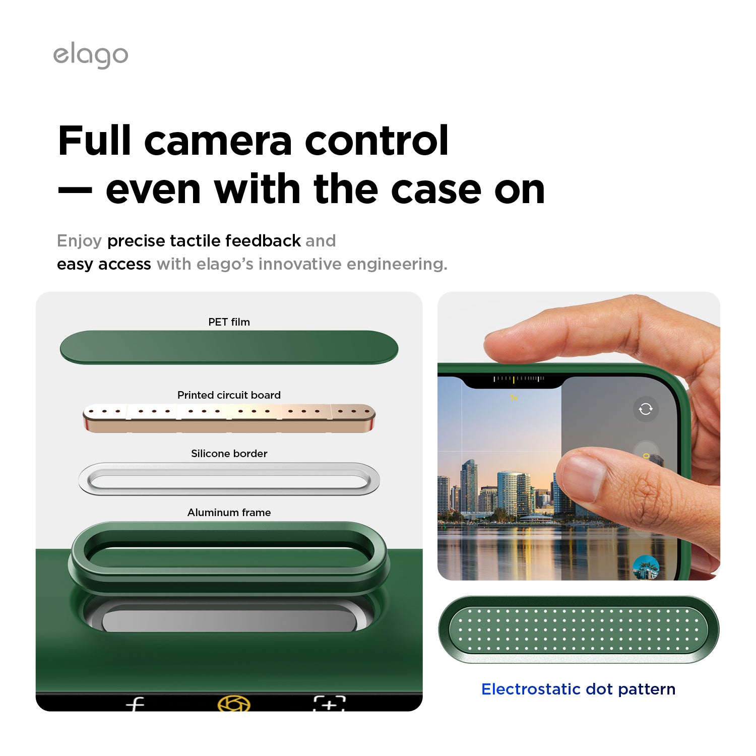 Elago Mag Silicone Case for iPhone 17 Pro / iPhone 18 Pro - Alpine Green