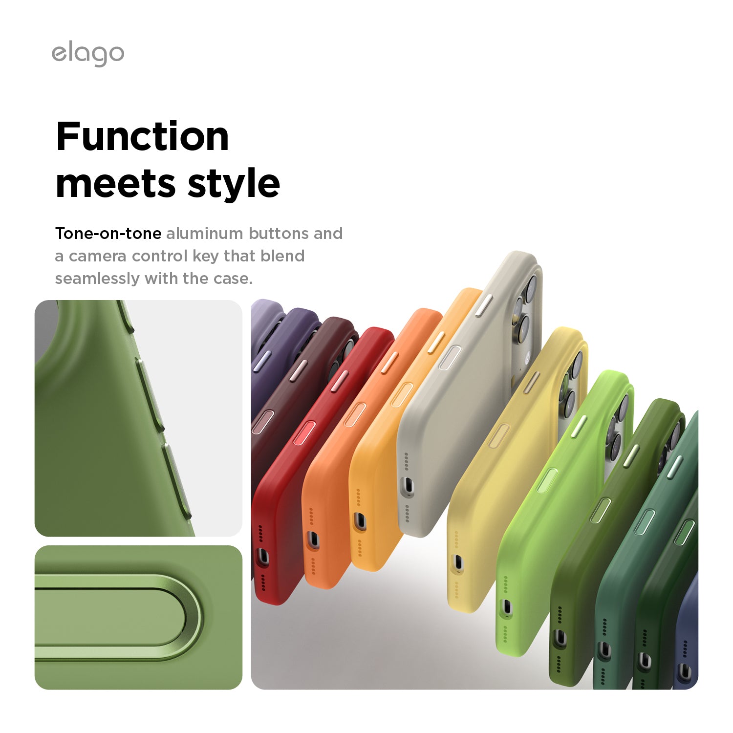 Elago Mag Silicone Case for iPhone 17 Pro / iPhone 18 Pro - Cedar Green