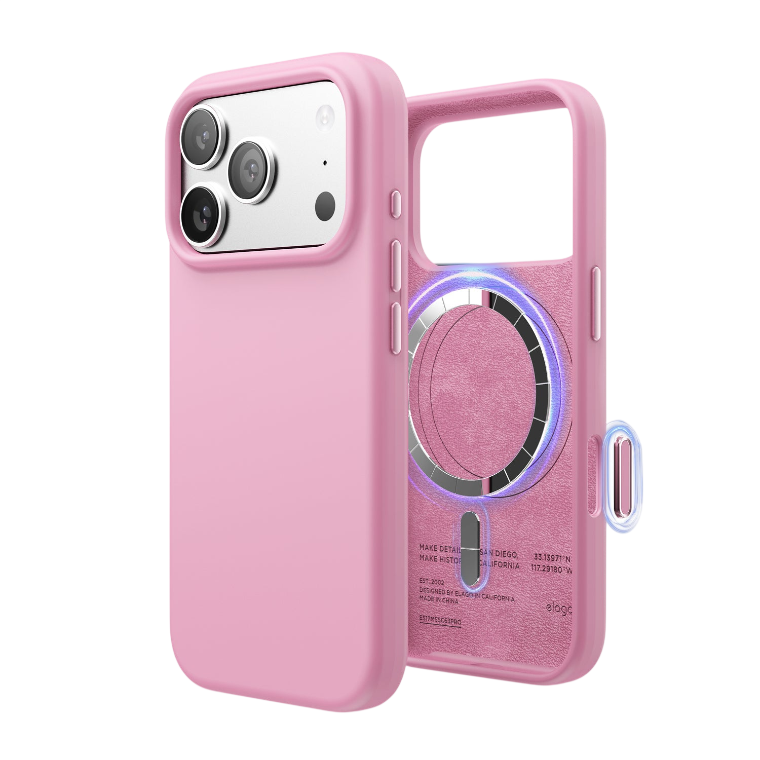 Elago Mag Silicone Case for iPhone 17 Pro / iPhone 18 Pro - Hot Pink