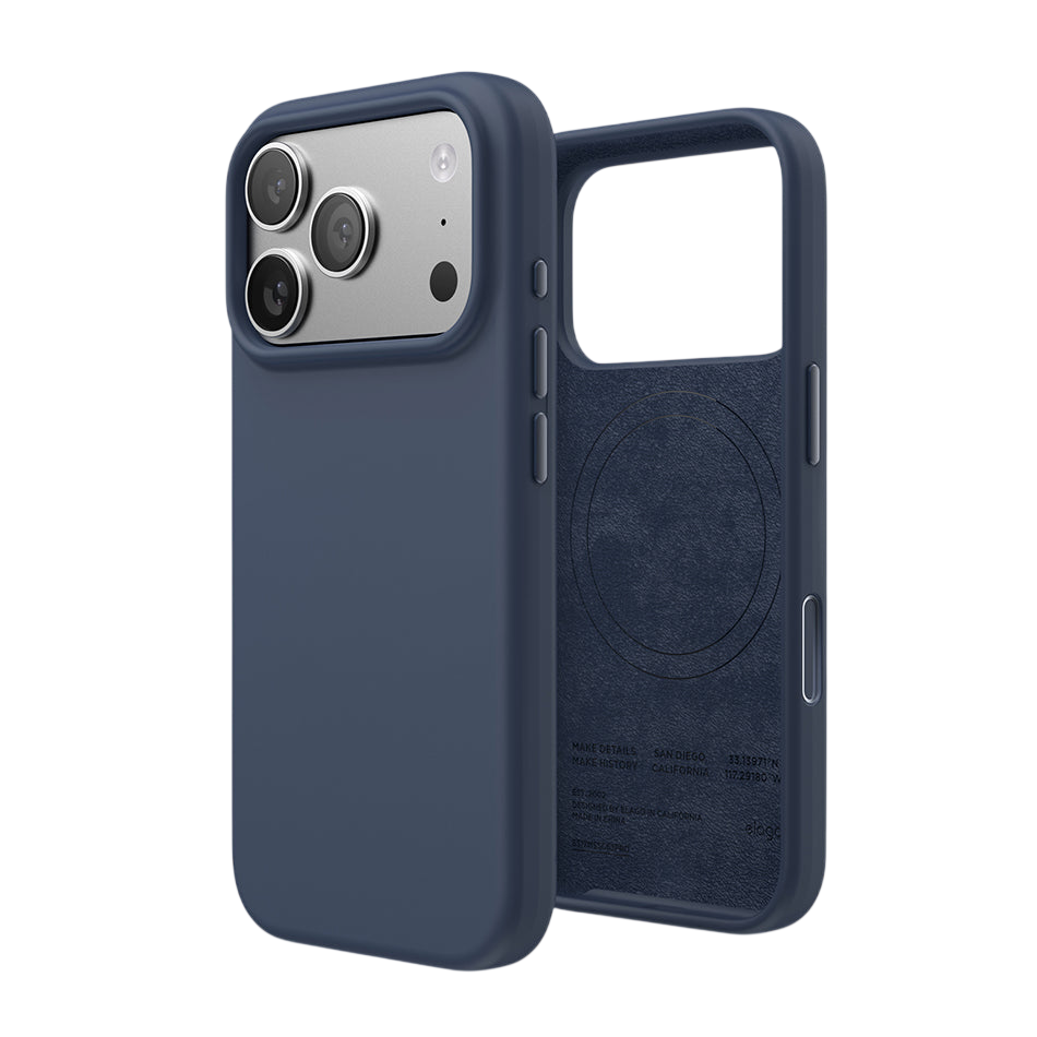 Elago Mag Silicone Case for iPhone 17 Pro / iPhone 18 Pro - Jean Indigo
