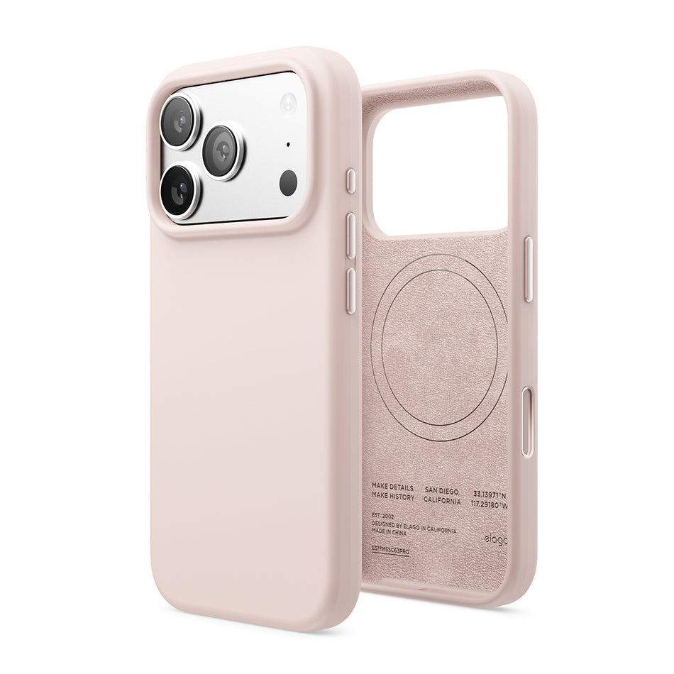 Elago Mag Silicone Case for iPhone 17 Pro / iPhone 18 Pro - Lovely Pink