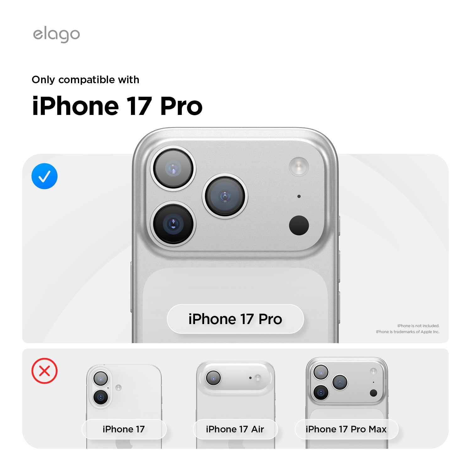 Elago Mag Silicone Case for iPhone 17 Pro / iPhone 18 Pro - Purple