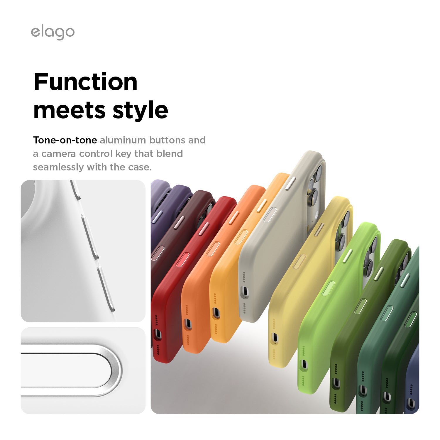 Elago Mag Silicone Case for iPhone 17 Pro / iPhone 18 Pro - White