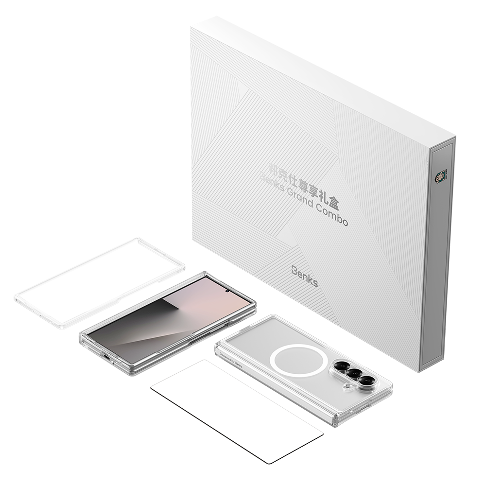 Benks Grand Combo Crystal Case for Samsung Galaxy W26 / Z Fold 7
