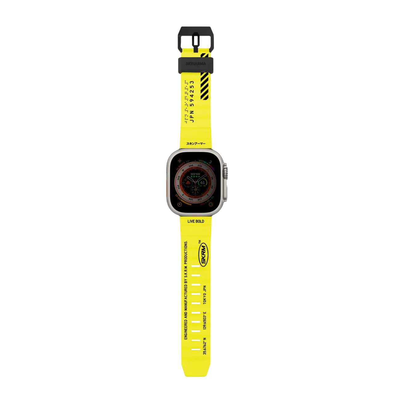 حزام سكينرما SHOKKU لساعة أبل 49 ملم / 46 ملم / 45 ملم