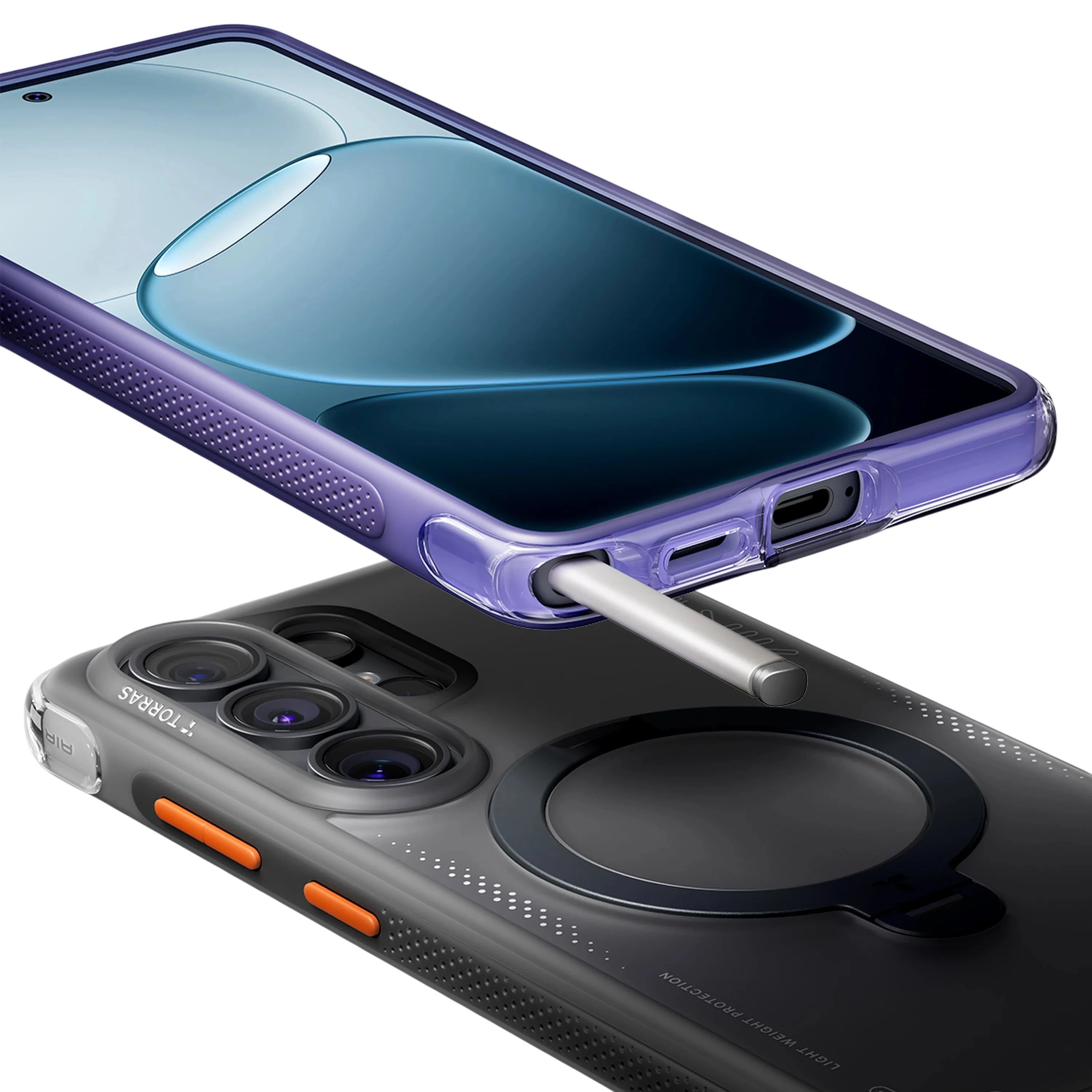 TORRAS Ostand Q3 Air Case for Samsung S26 Ultra