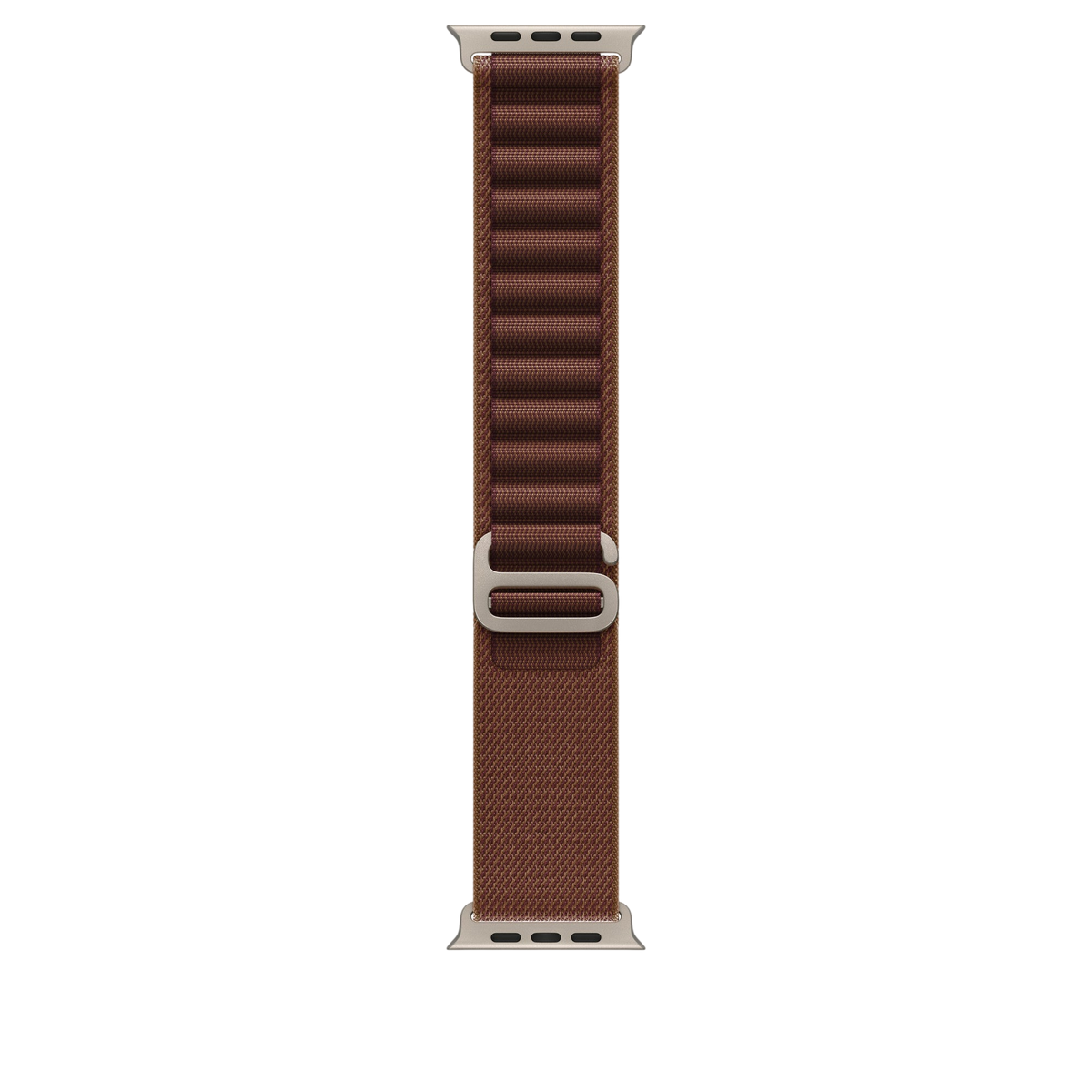 Apple Watch Ultra Alpine Loop (49mm) - Burgundy (Natural Titanium)