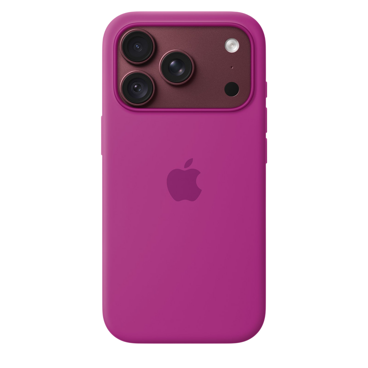 Apple iPhone 18 Pro Silicone Case with MagSafe in Magenta