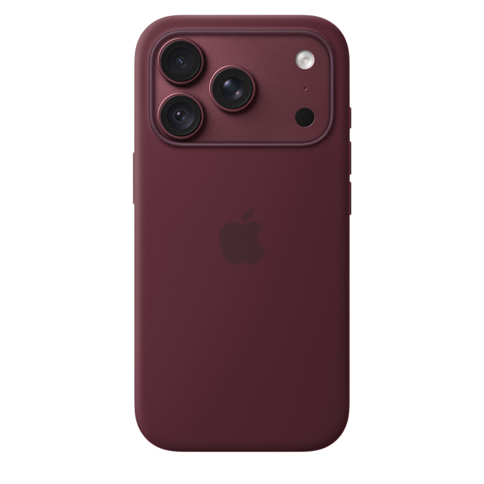 Apple iPhone 18 Pro Silicone Case with MagSafe in Burgundy