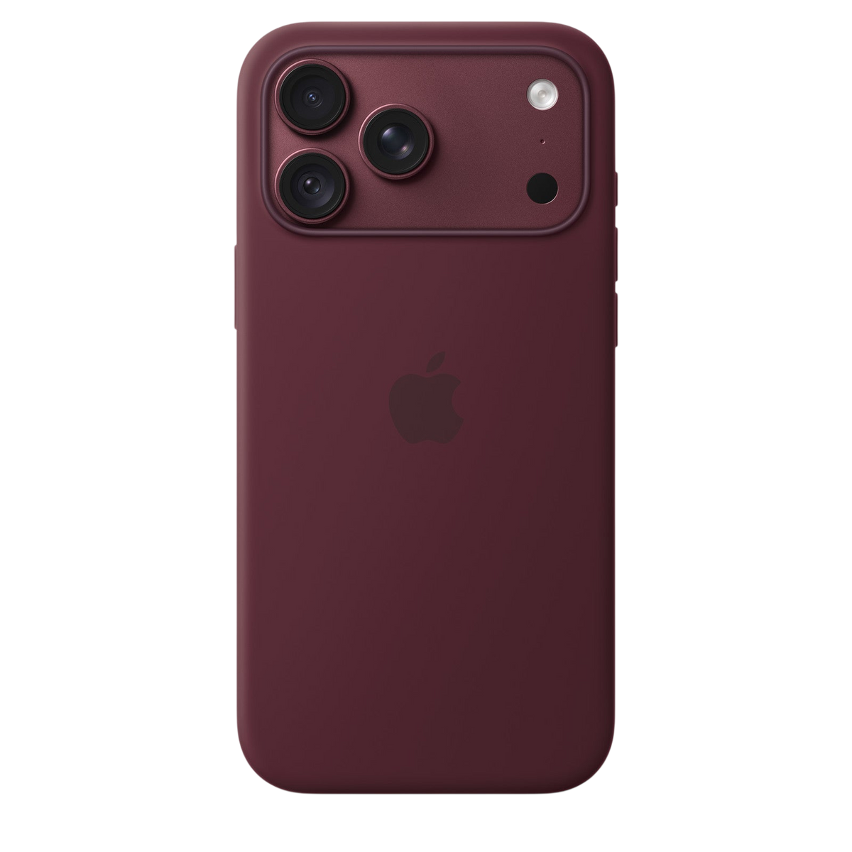 Apple iPhone 18 Pro Max Silicone Case with MagSafe in Burgundy