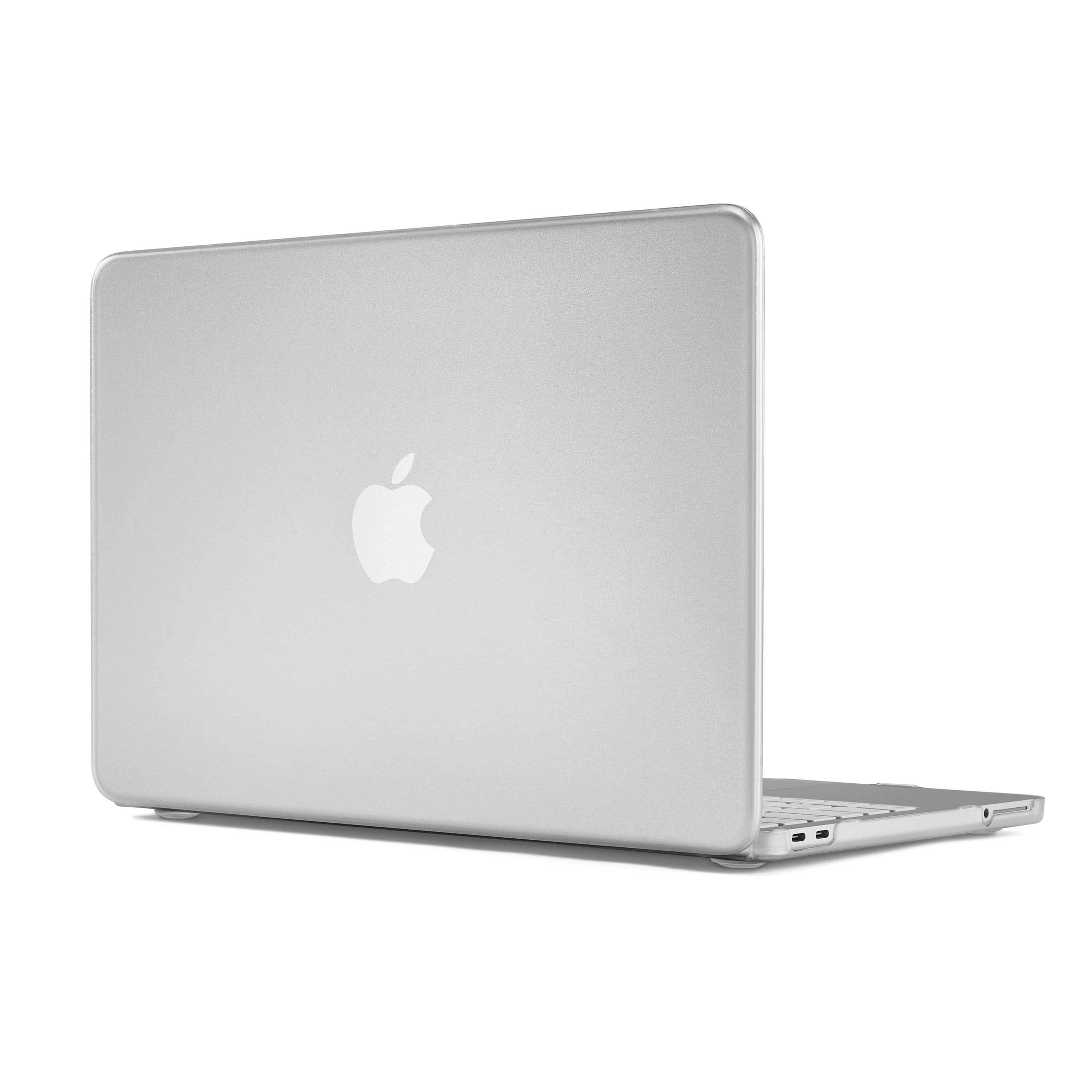 Pipetto MacBook Neo 13 Hardshell Clear Case - Frosted Clear - back