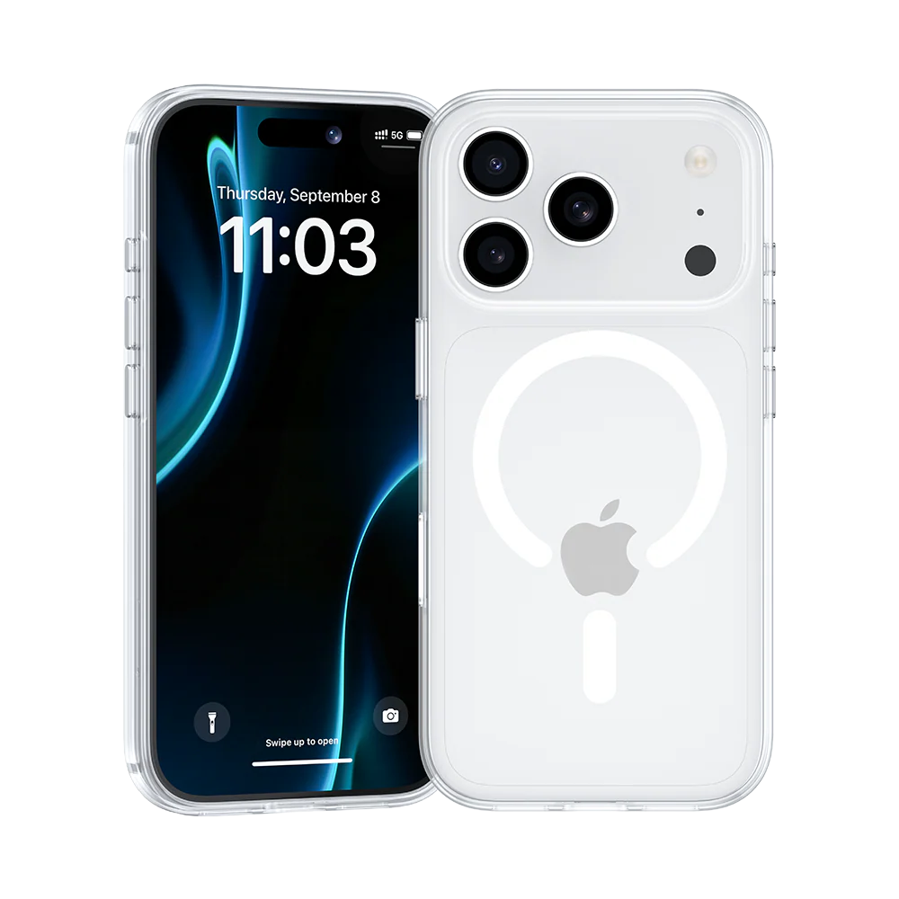 غلاف هاتف بنكس كريستال ماغ لجهاز آيفون 17 برو ماكس / 17 برو / إير / 17