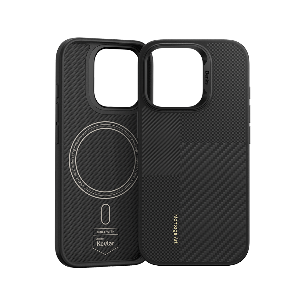 Benks Montage ArmorPro Case built with Kevlar® for iPhone 16 Pro Max