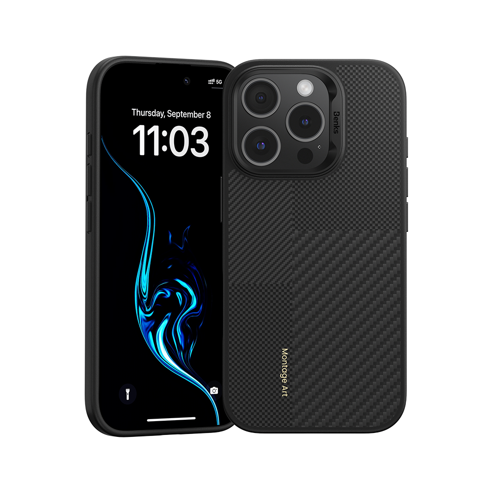 Benks Montage ArmorPro Case built with Kevlar® for iPhone 16 Pro Max