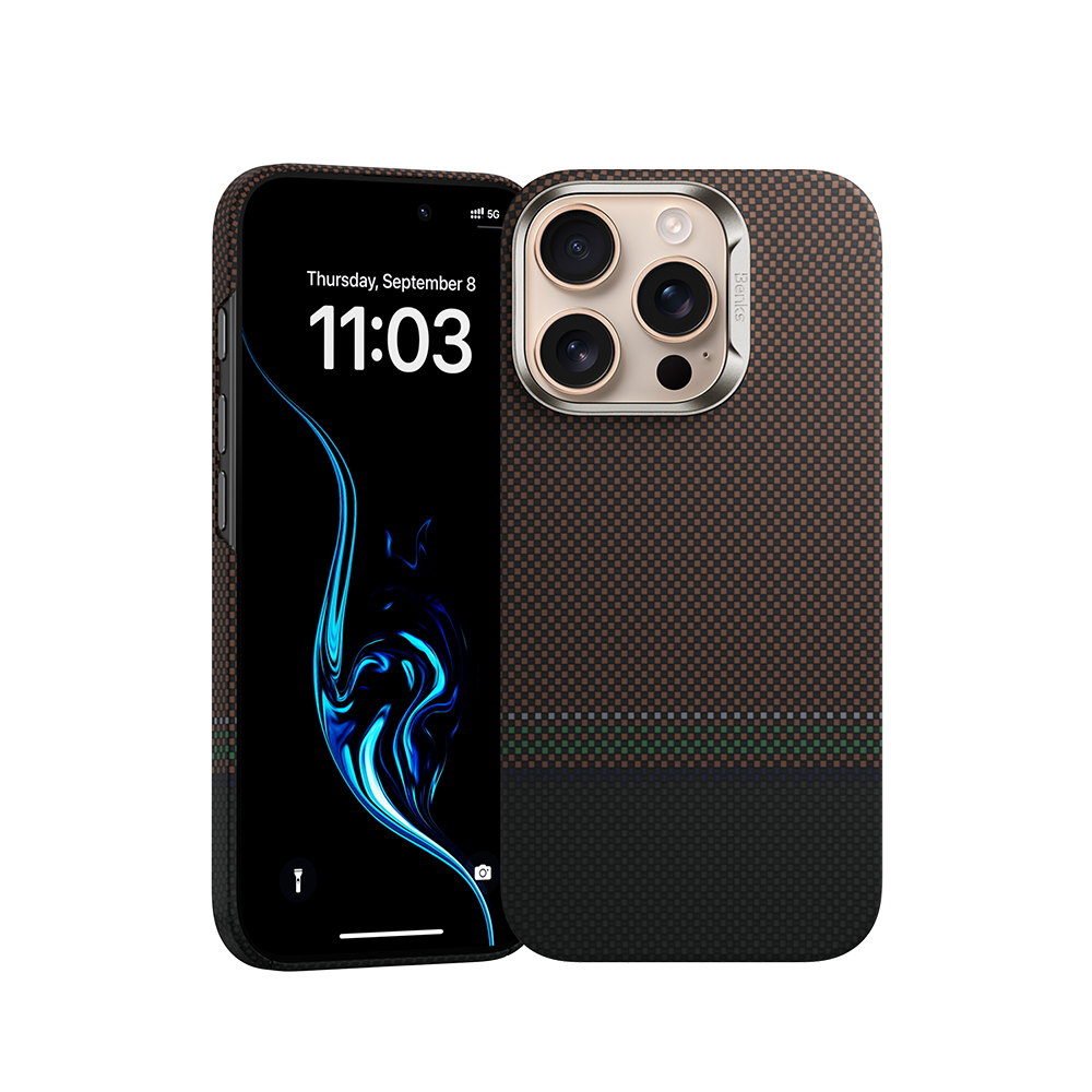 حافظة Benks Prestige ArmorAir مصنوعة من Kevlar® لهاتف iPhone 16 Pro Max