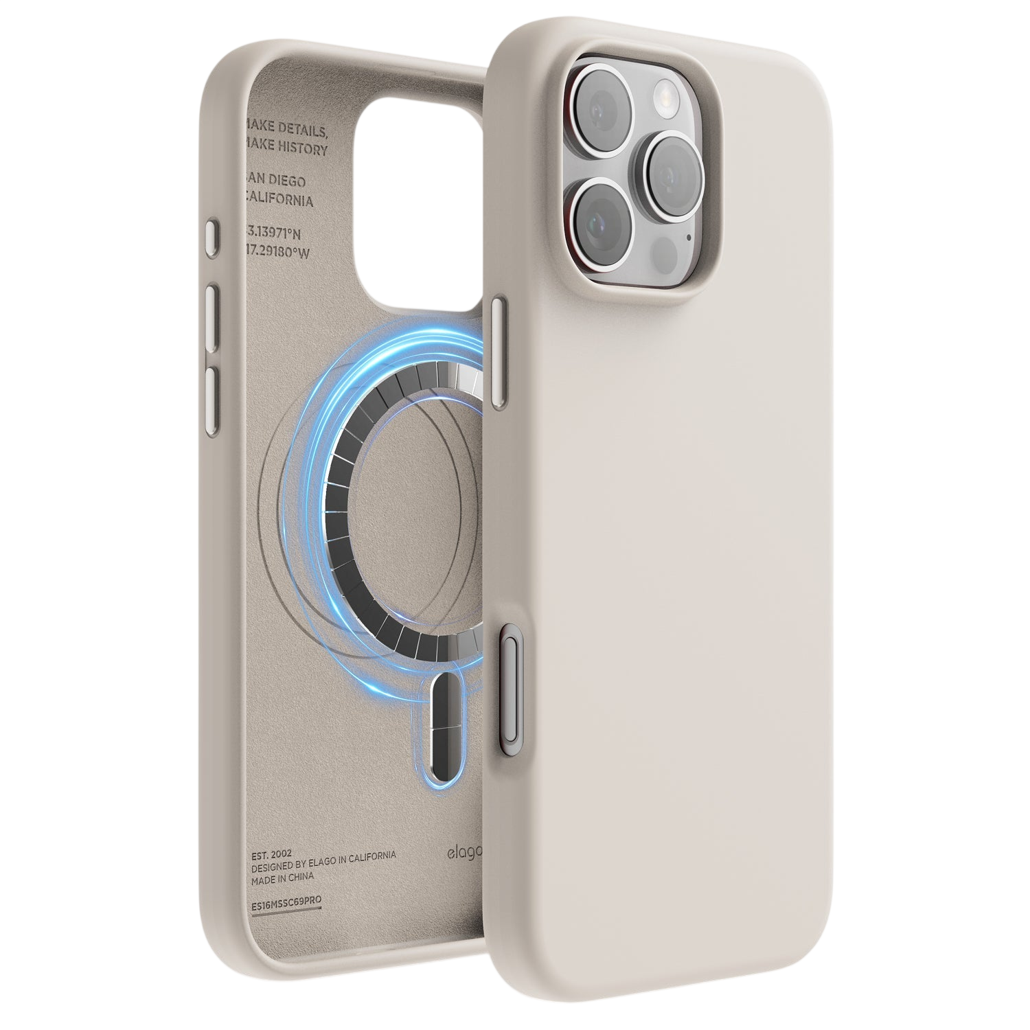 جراب Elago MagSafe من السيليكون لهاتف iPhone 16 Pro Max