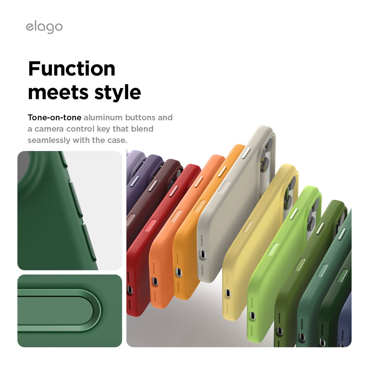 Elago Mag Silicone Case for iPhone 17 Pro Max / iPhone 18 Pro Max - Alpine Green