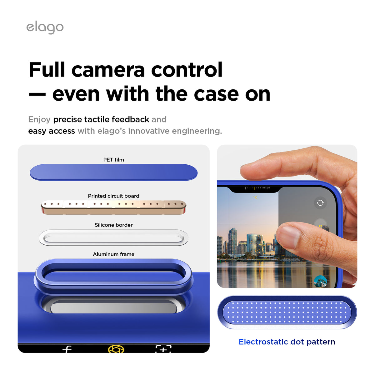 Elago Mag Silicone Case for iPhone 17 Pro Max / iPhone 18 Pro Max - Cobalt Blue