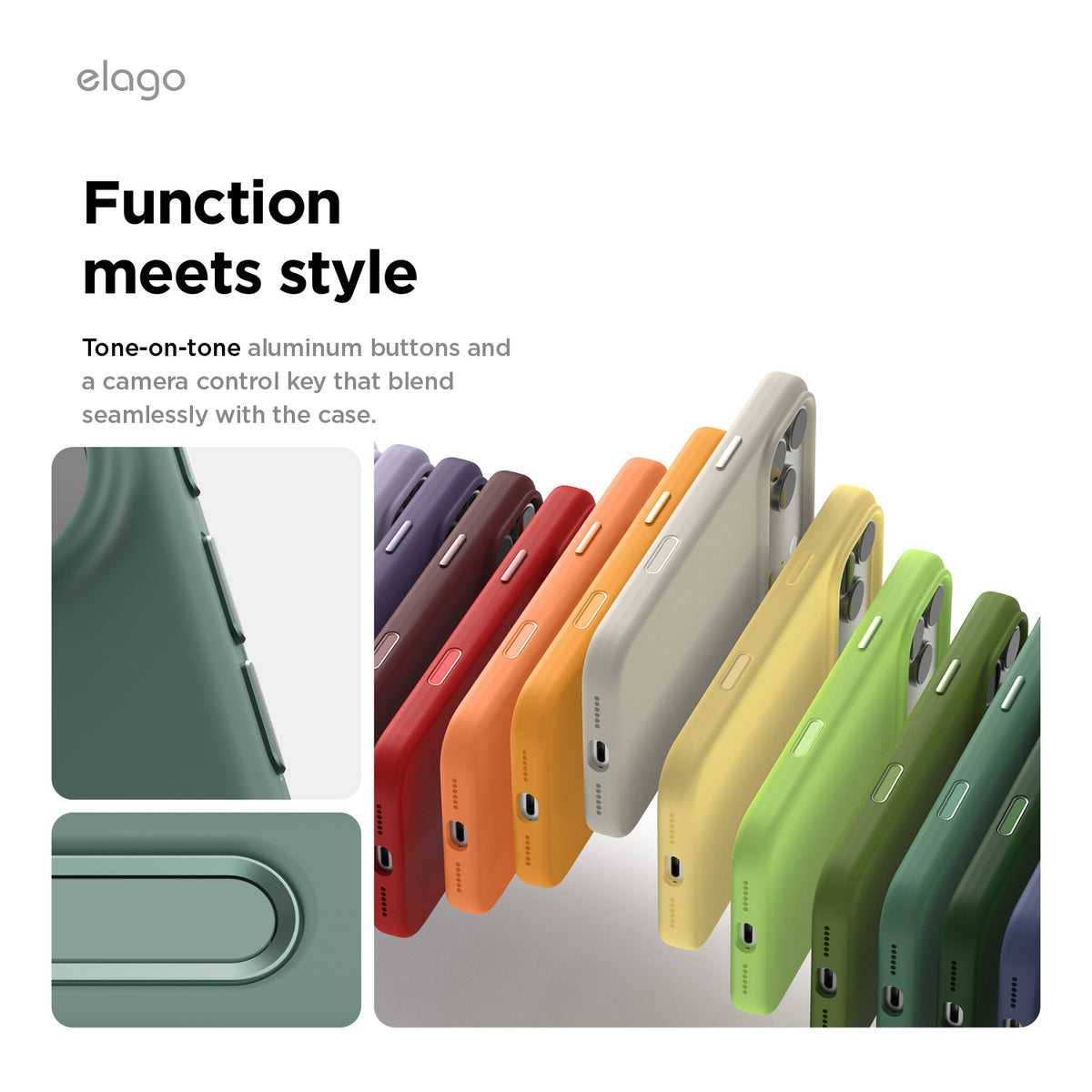 Elago Mag Silicone Case for iPhone 17 Pro Max / iPhone 18 Pro Max - Midnight Green