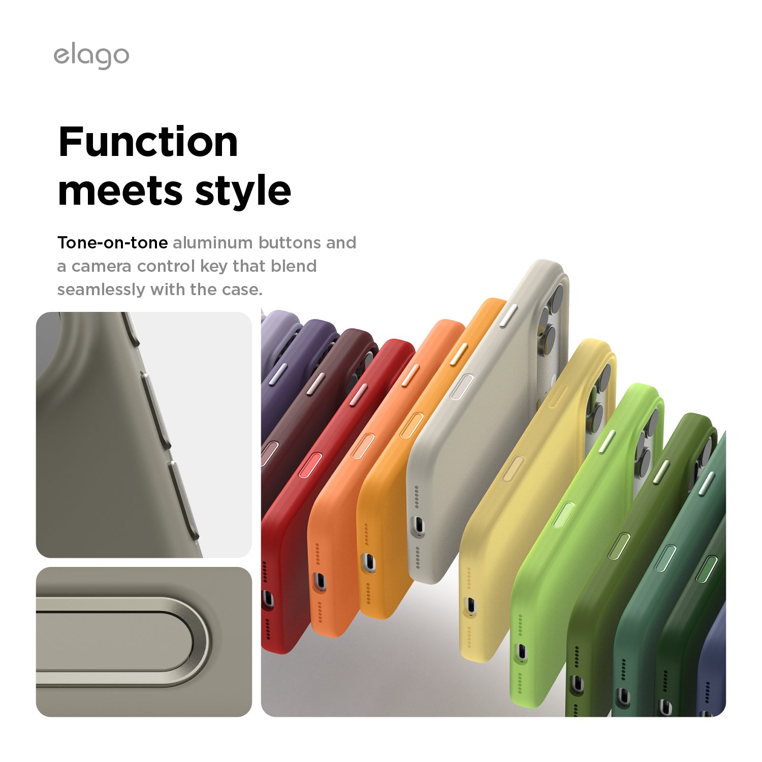 Elago Mag Silicone Case for iPhone 17 Pro Max / iPhone 18 Pro Max - Medium Grey