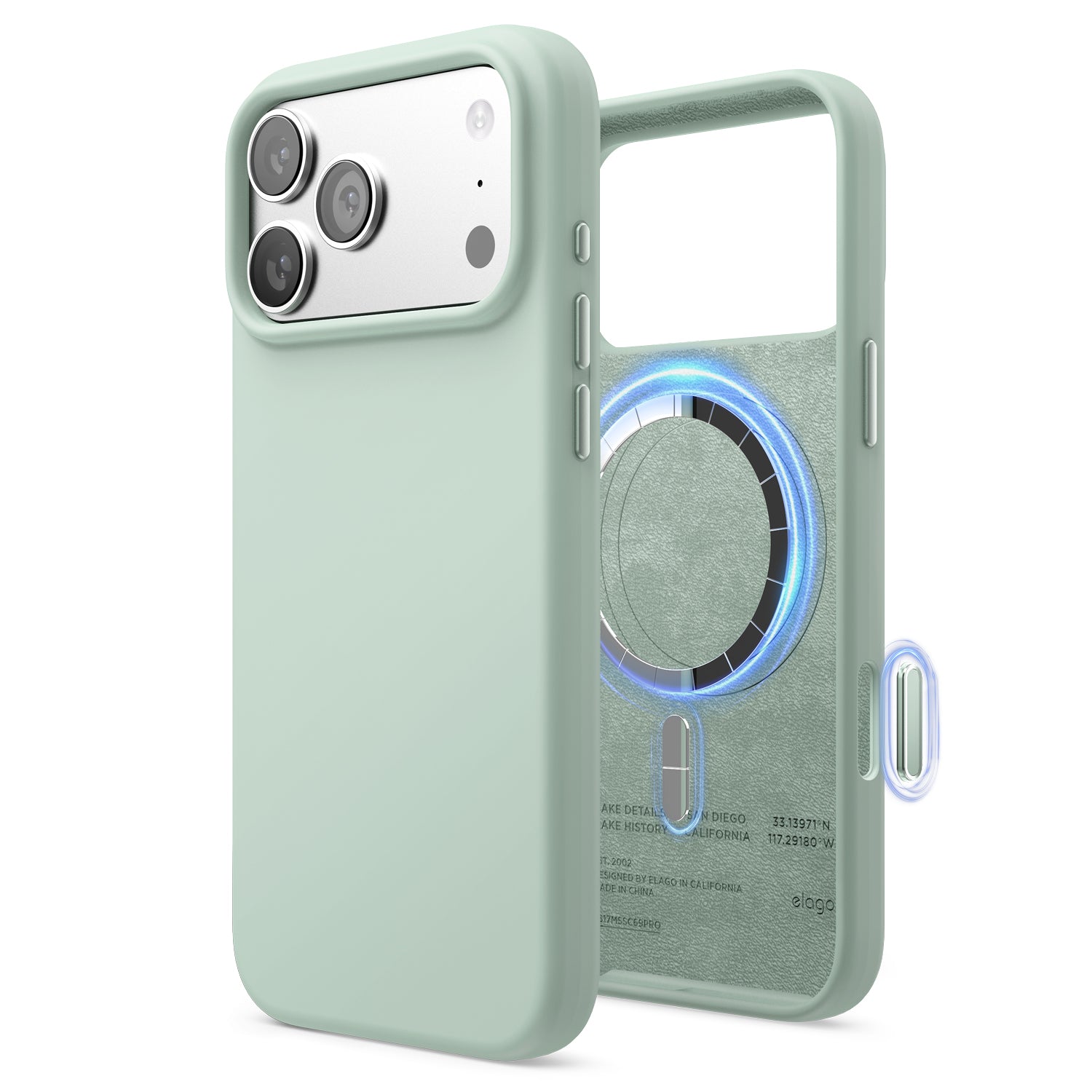 Elago Mag Silicone Case for iPhone 17 Pro Max / iPhone 18 Pro Max - Mint