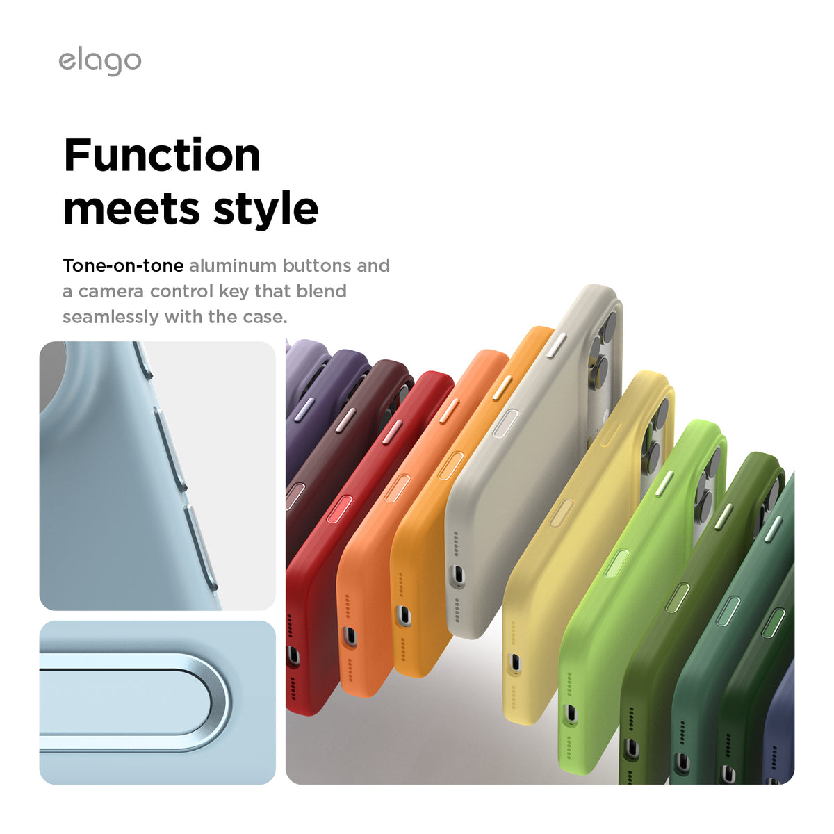 Elago Mag Silicone Case for iPhone 17 Pro Max / iPhone 18 Pro Max - Sky Blue
