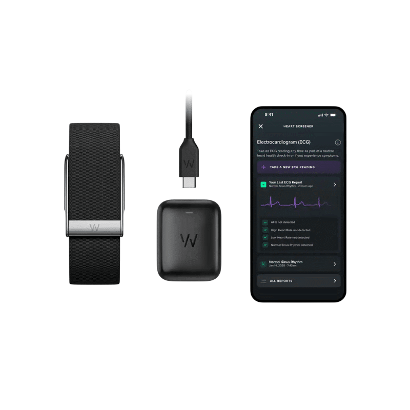 WHOOP – 5.0 LIFE MG Health and Fitness Tracker with 12 Month Subscription - International Warranty