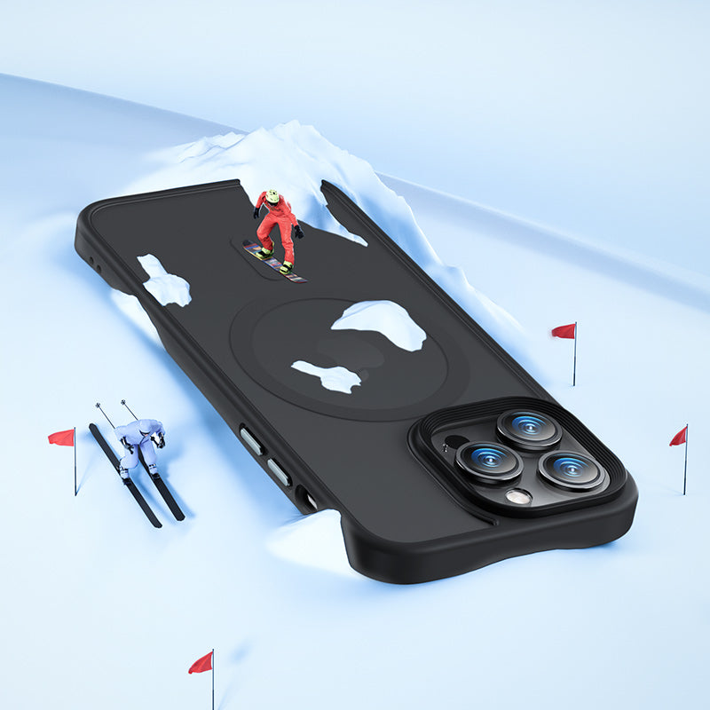 حافظة بنكس المغناطيسية الواقية لجهاز آيفون 14 برو ماكس - بنفسجي