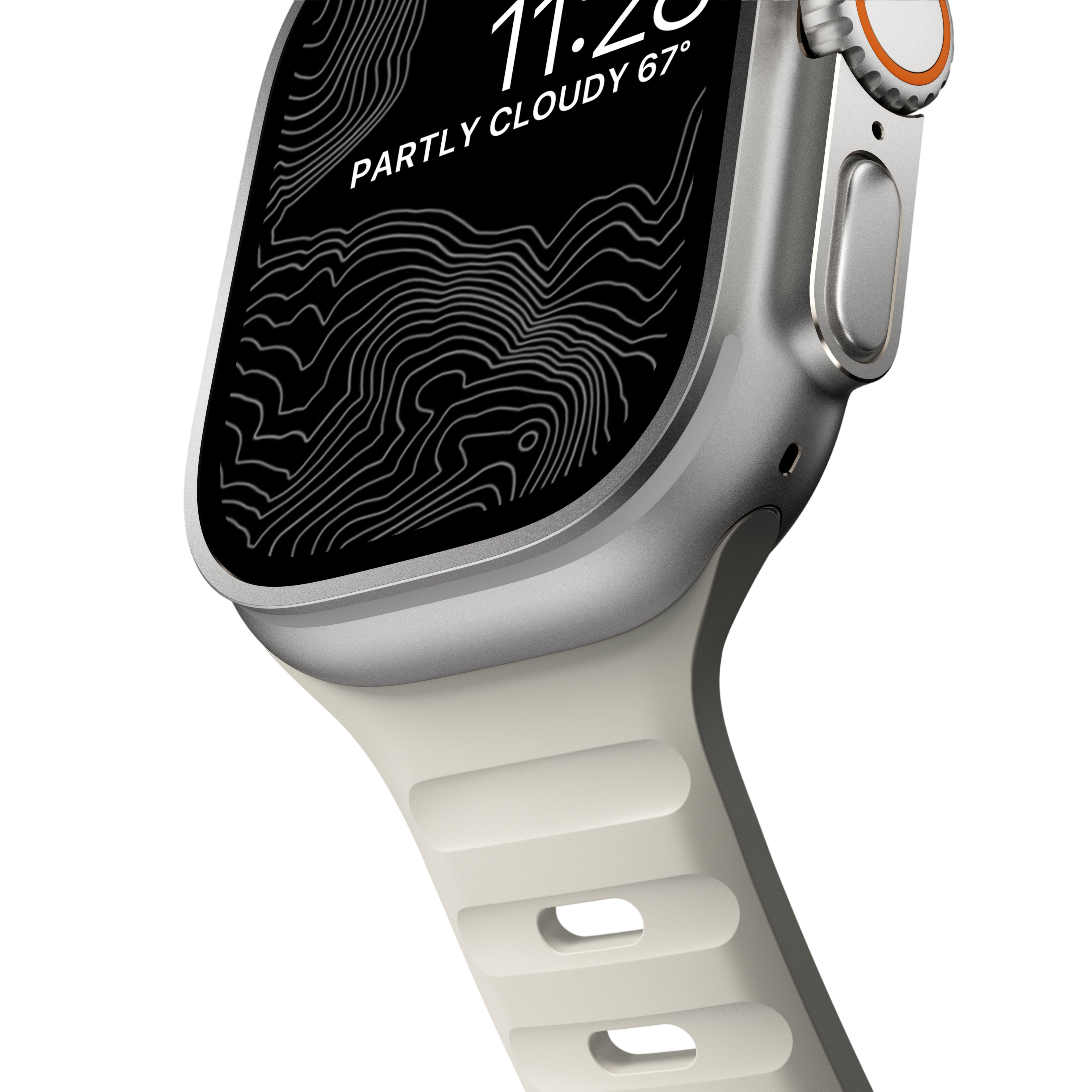 حزام رياضي مقاوم للماء نومات لساعة آبل 49mm / 46mm / 45mm